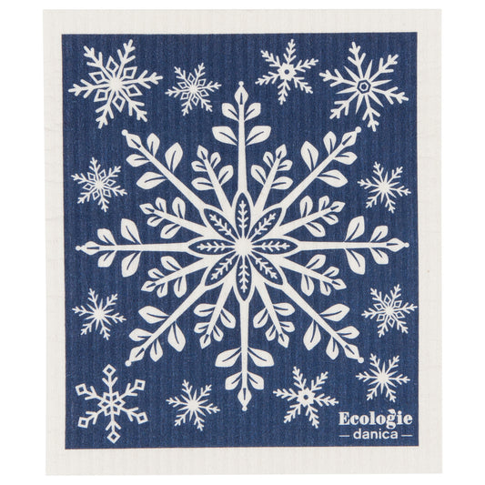 Snowflake Ornament Swedish Dishcloth