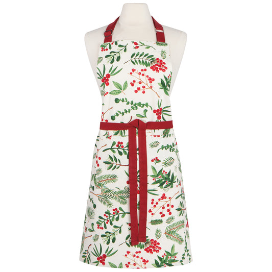 Winterberry Christmas Chef Apron