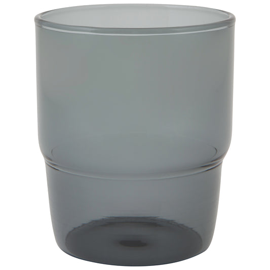 Stackable Drinking Glass 13 oz - Smoke