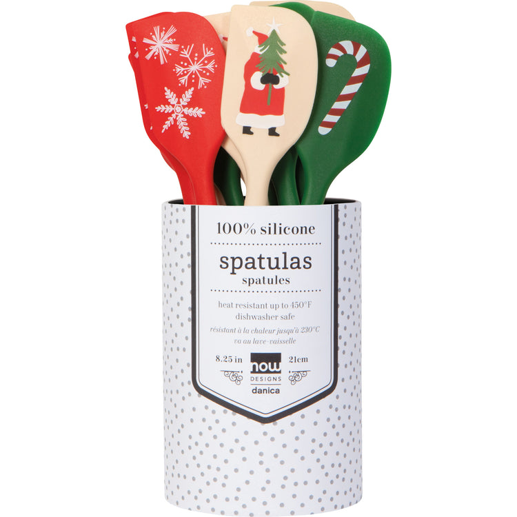 Holiday Cheer Christmas Mini Spatula Counter Display - 18 Assorted