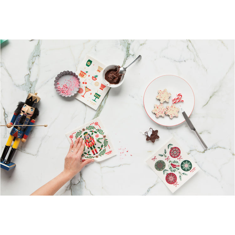 Nutcracker Swedish Dishcloth