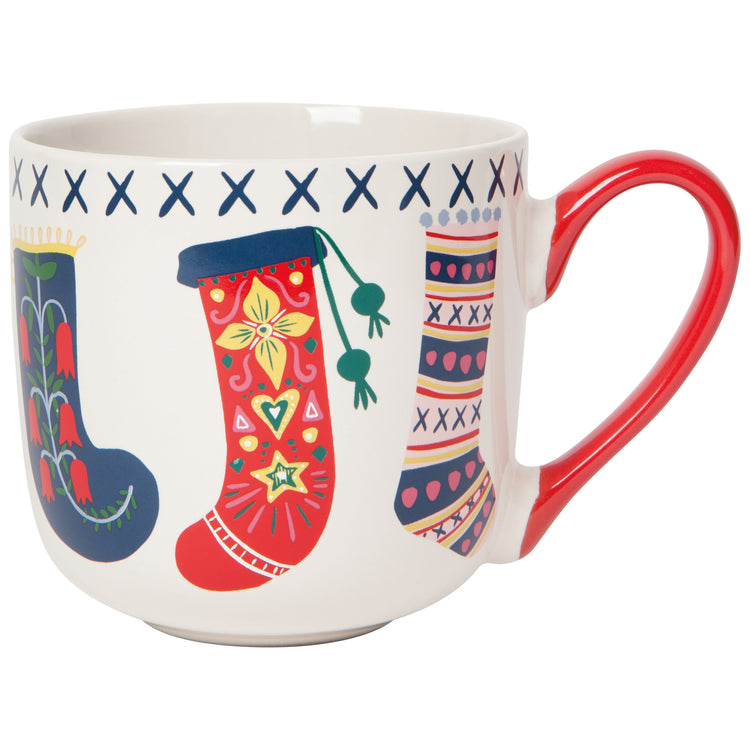 Winter Woolens Christmas Mug and Dishtowel Set