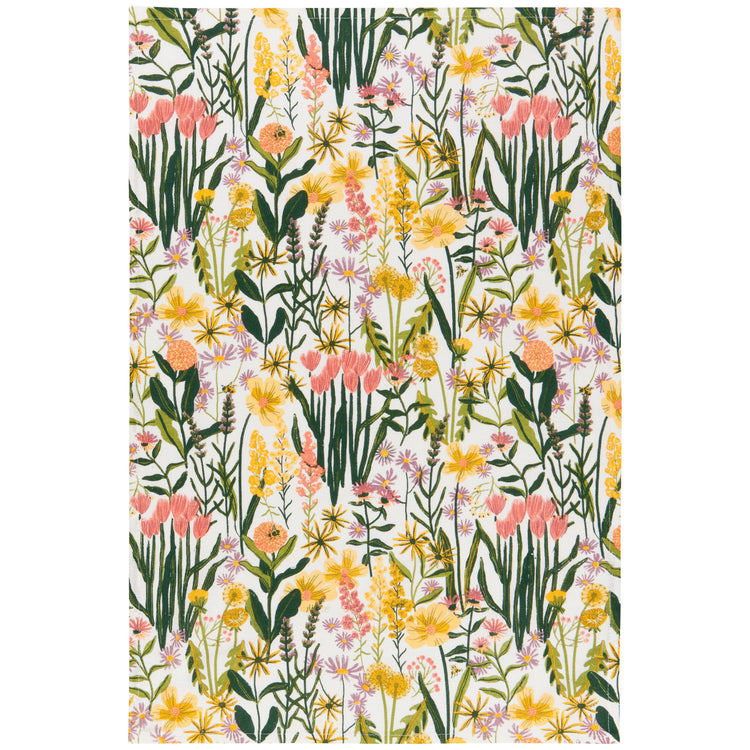 Bees & Blooms Baker's Floursack Dishtowels Set of 3