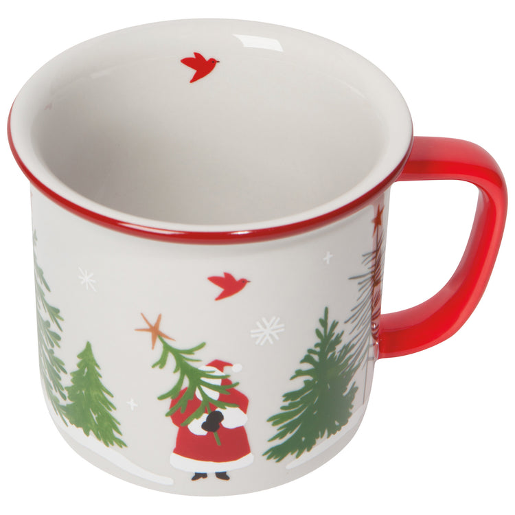 Santa's Reindeer Christmas Heritage Mug