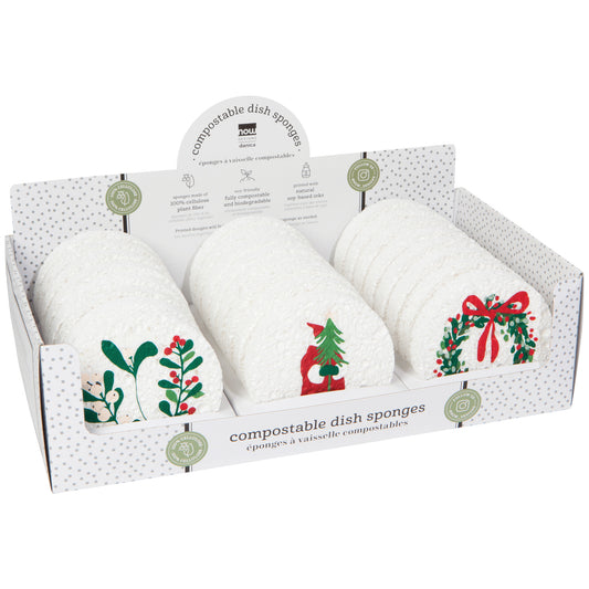 Tis the Season Sponge Christmas Counter Display - 24 Assorted
