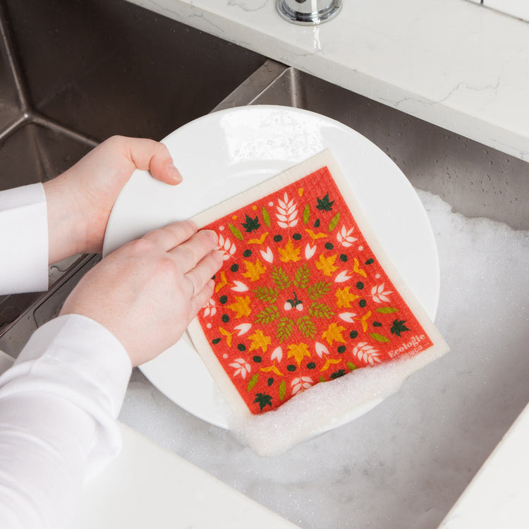 Fall Foliage Swedish Dishcloth