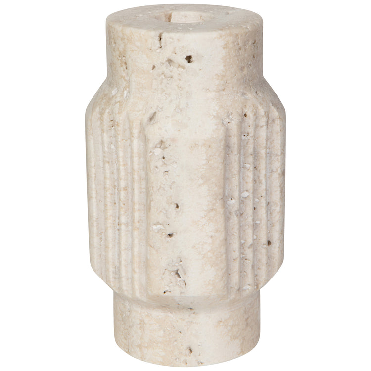 Altis Travertine Candle Holder Tall