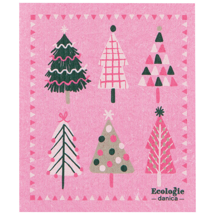 Glitzmas Christmas Swedish Dishcloth