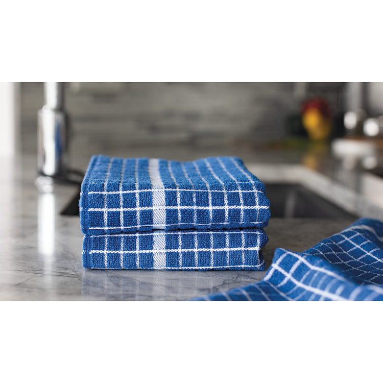 Terry Dishtowels Royal Blue Set of 2