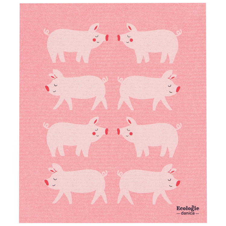 Penny Pig Swedish Sponge Towel