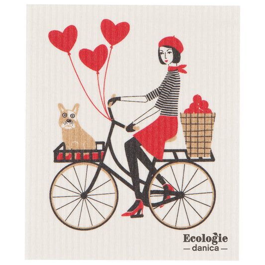 Tour De Paris Swedish Dishcloth