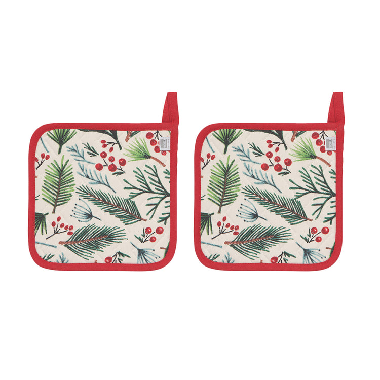 Bough and Berry Potholder