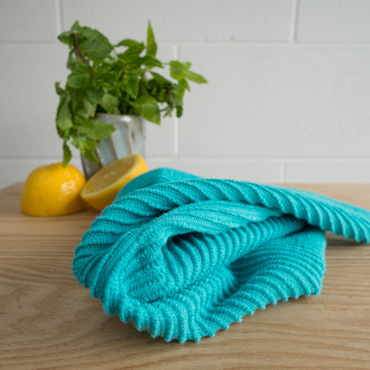 Ripple Bali Blue Dishcloths Set of 2