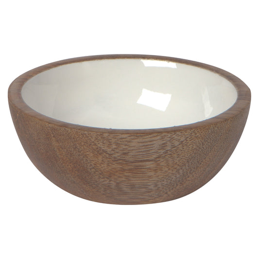White Mango Wood Mini Bowl