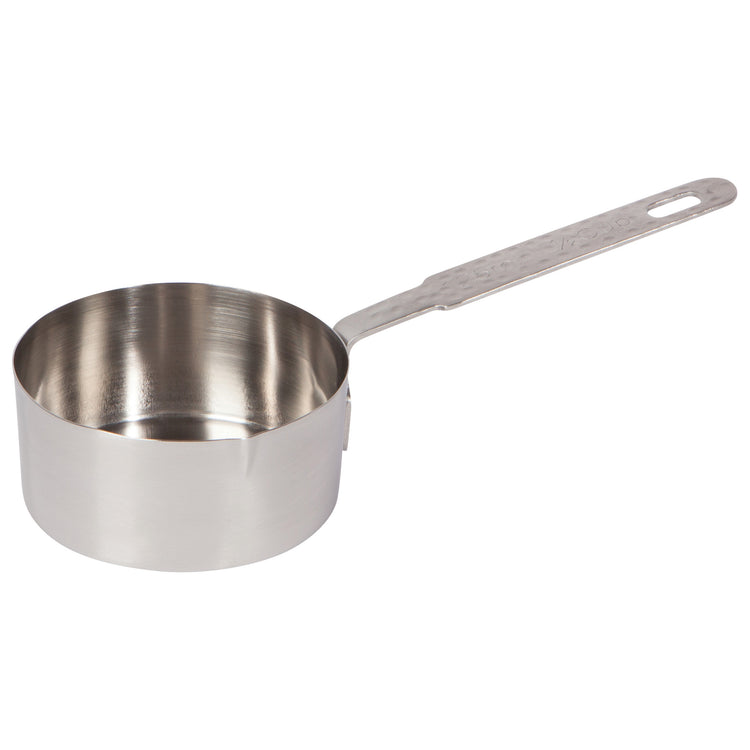 Silver Hammered Hammered Measuring Cups Set of 4
