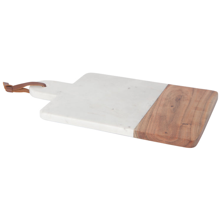 White Marble Serving Paddle