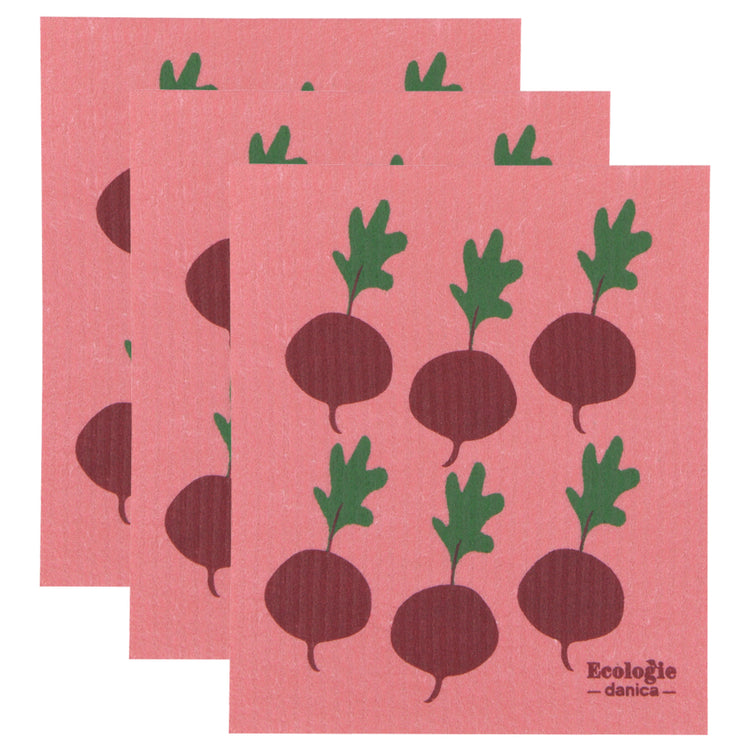 Radishes Swedish Sponge Cloth