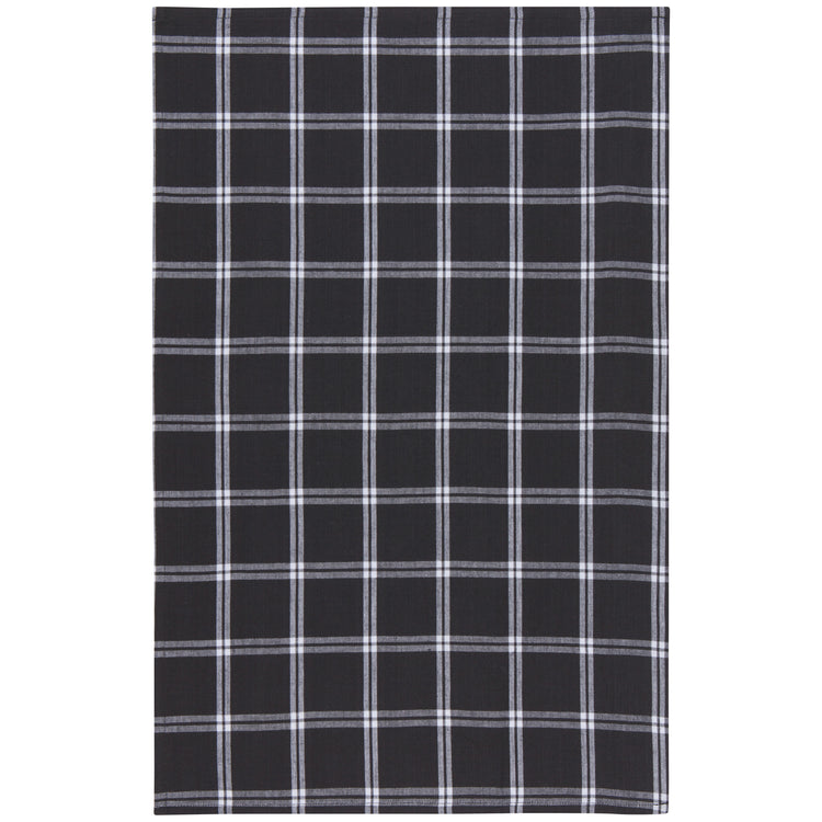 Tic Tac Toe Black Dishtowels Set of 3