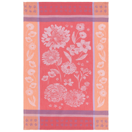 Cottage Floral Jacquard Dishtowel