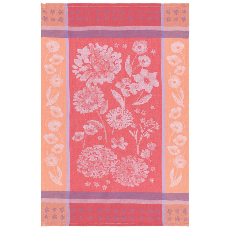 Cottage Floral Jacquard Dishtowel