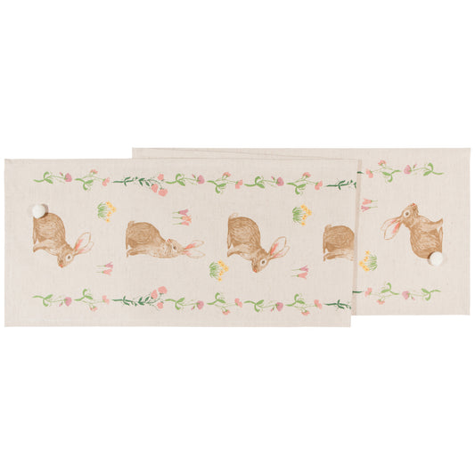 Easter Bunny Table Runner 72 Inches