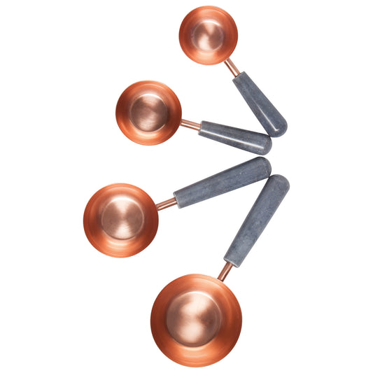 Rose Gold Slate Marble Measuring Cups Set of 4