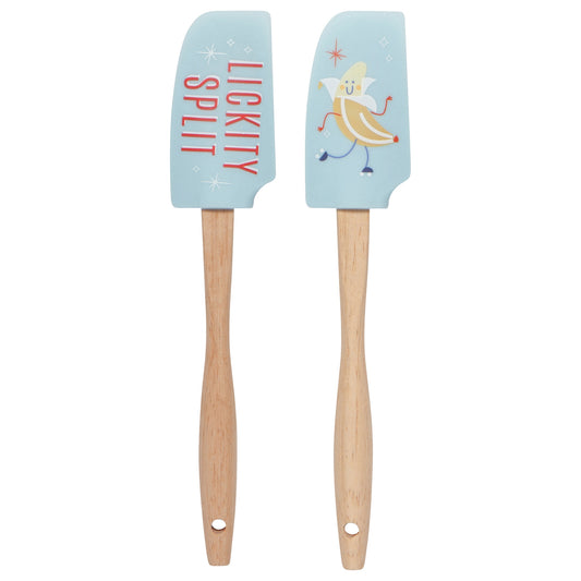 Banana Mini Silicone Spatula Set of 2