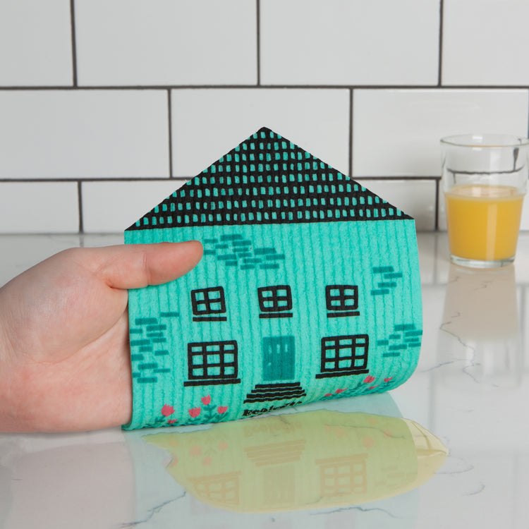 House Shaped Swedish Sponge Cloth