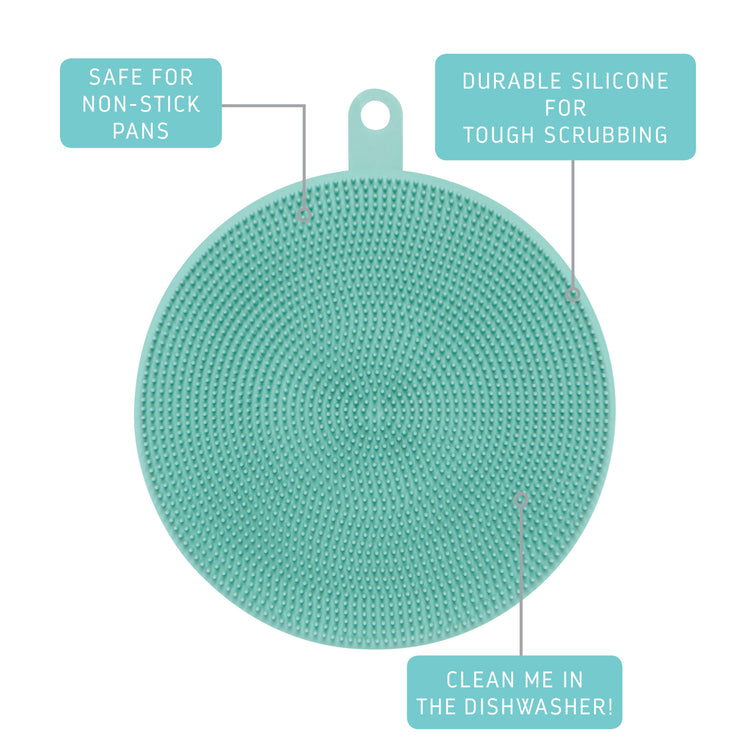 Scrub Bub Aqua Silicone Scrubber