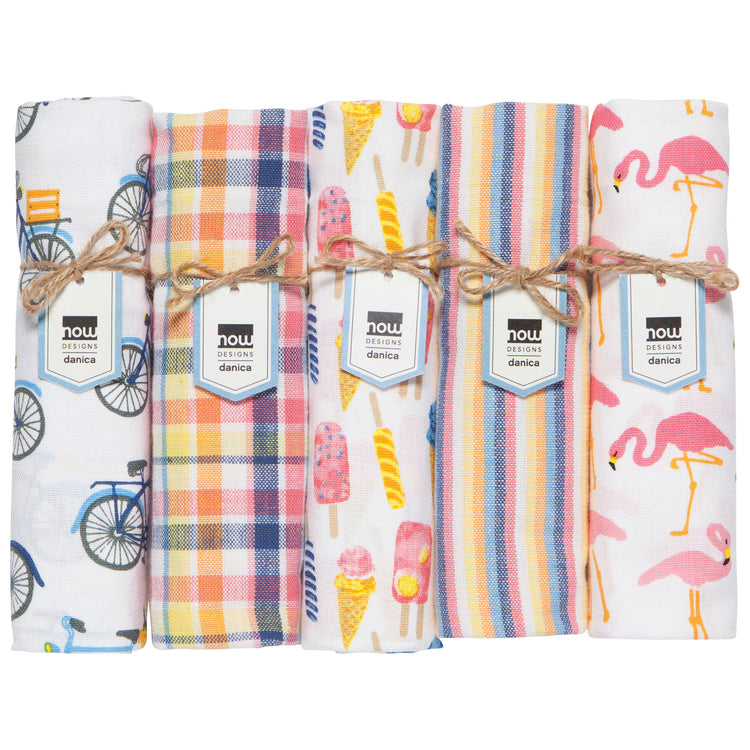 Fun In The Sun Dishtowel Display Refills 20 Pieces