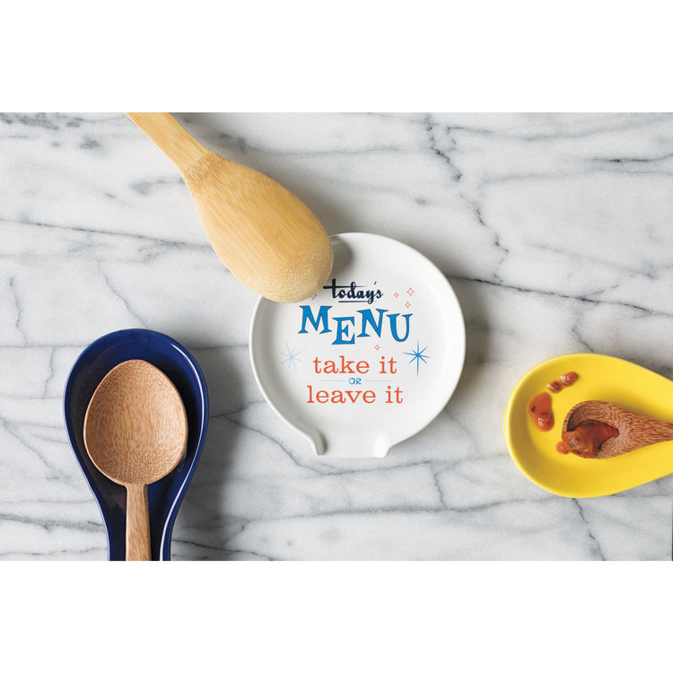 Navy Solid Spoon Rest