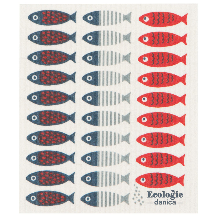 Little Fish Swedish Sponge Cloth
