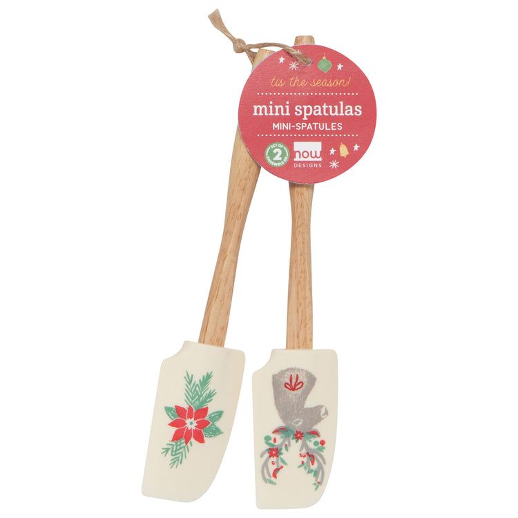 Dasher Deer Mini Silicone Spatulas Set of 2