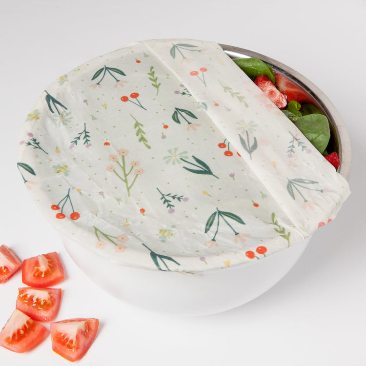 Petite Fleur Beeswax Food Wrap Set of 3