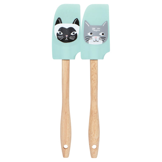 Cats Meow Mini Silicone Spatula Set of 2