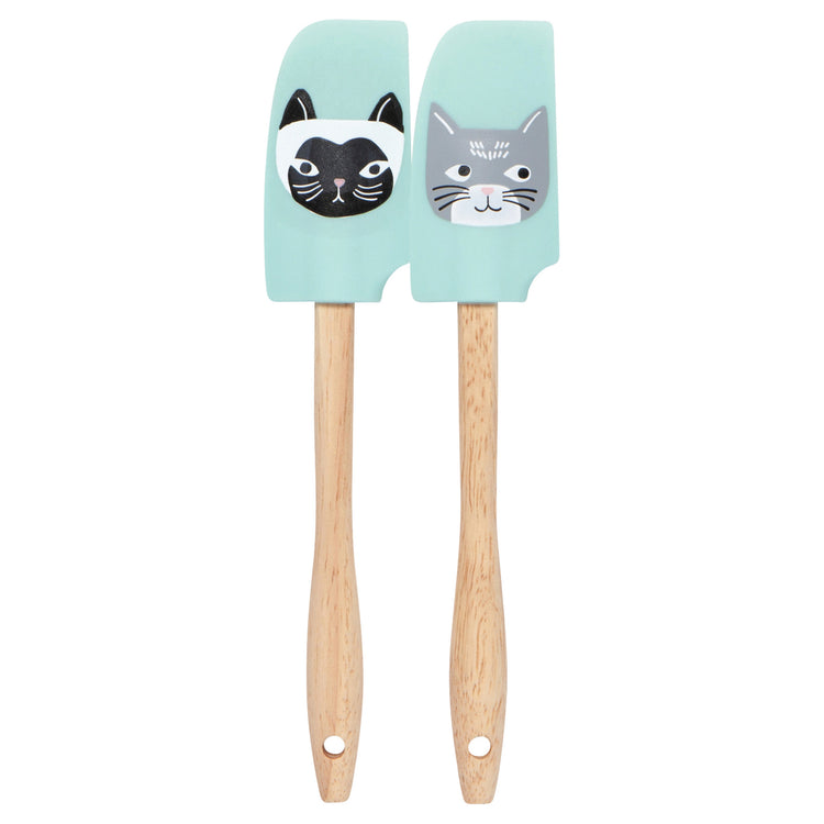 Cats Meow Mini Silicone Spatula Set of 2