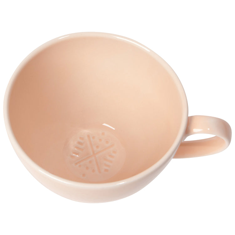 Peach Adorn Mug 16 oz