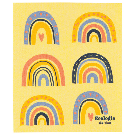 Rainbows Swedish Dishcloth