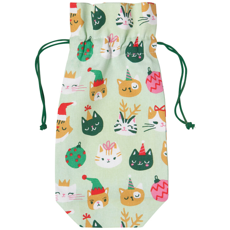 Let it Meow Wine Bags Set of 2