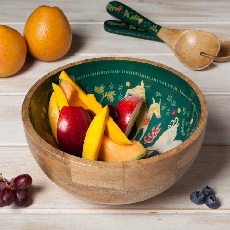 Boundless Mango Wood Salad Bowl