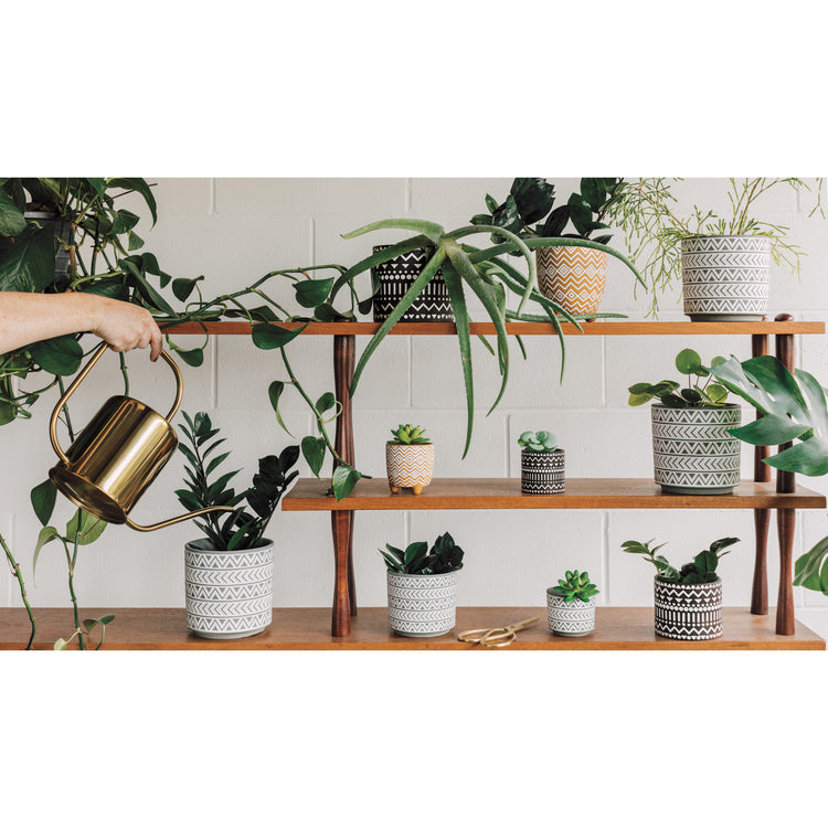 Gray Spark Plant Pot Large 5.65 inch