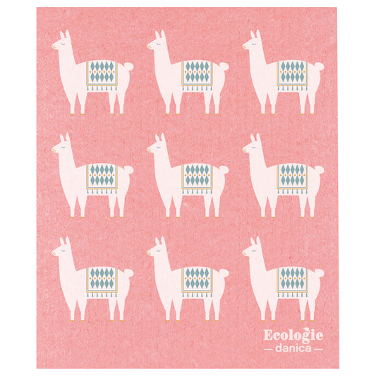 Lupe Llama Swedish Sponge Cloth