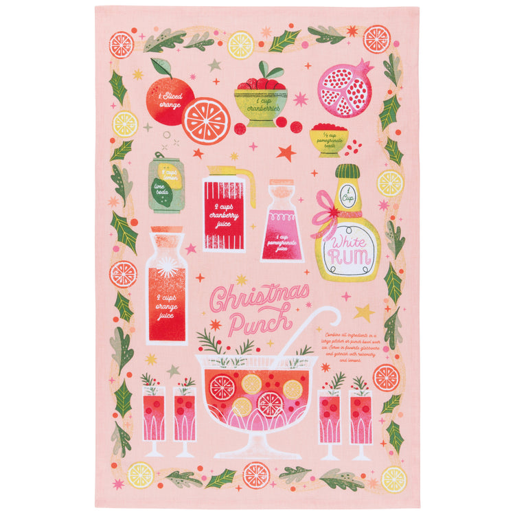 Spirits Bright Christmas Dishtowels Set of 2