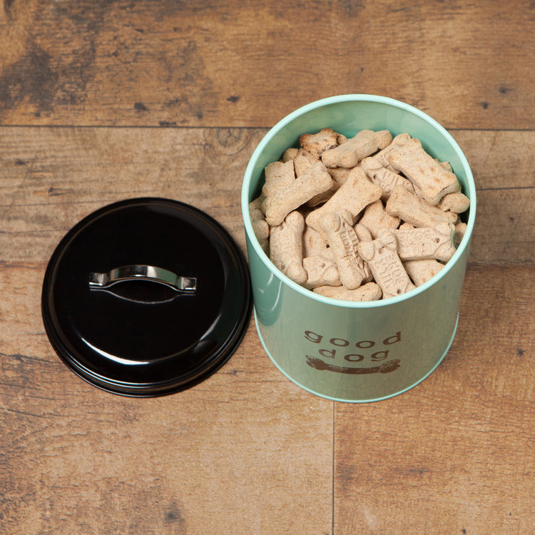 Good Dog Bisquits Tin With Lid