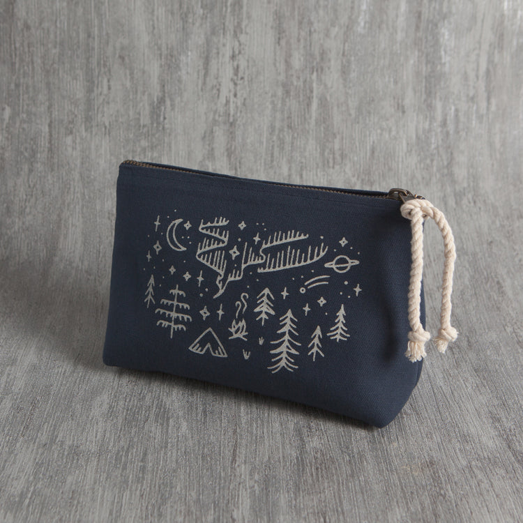 Stay Wild Small Cosmetic Bag