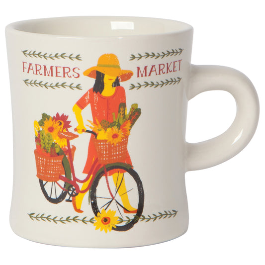 Farmers Market Diner Mug 12 oz