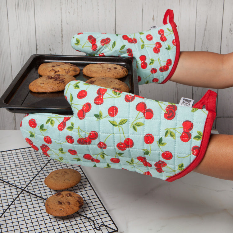 Cherries Oven Mitt