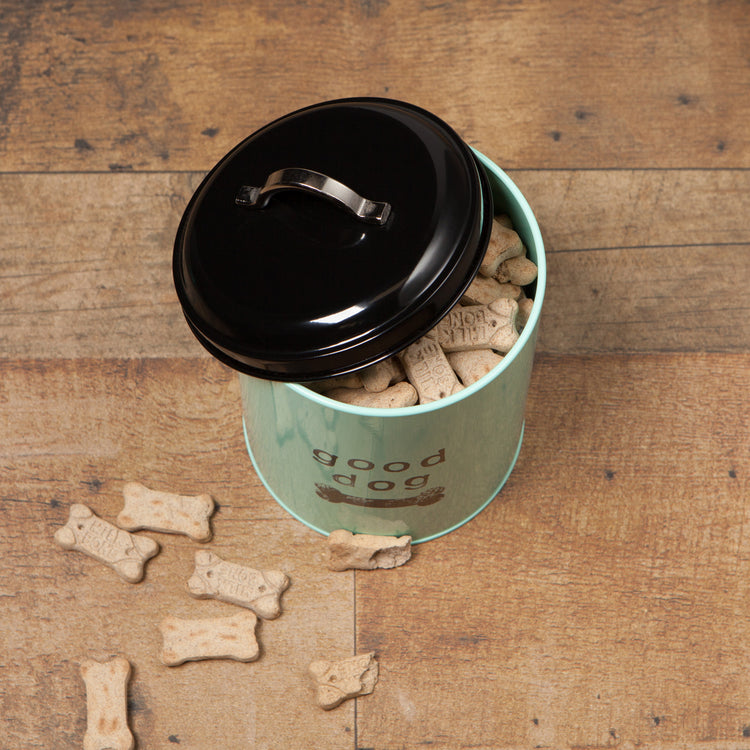 Good Dog Bisquits Tin With Lid