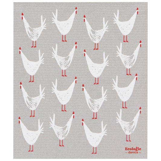 Chicken Scratch Swedish Sponge Towel