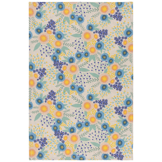 Rosa Printed Cotton Dishtowel